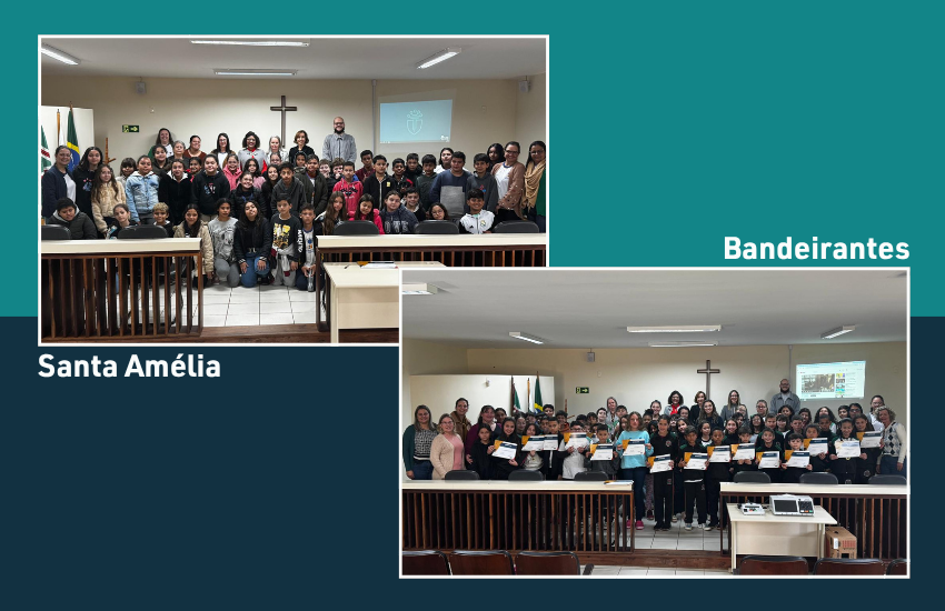 Comarca de Bandeirantes recebe alunos do 5° ano pelo programa “Justiça e Cidadania se Aprendem na Escola”